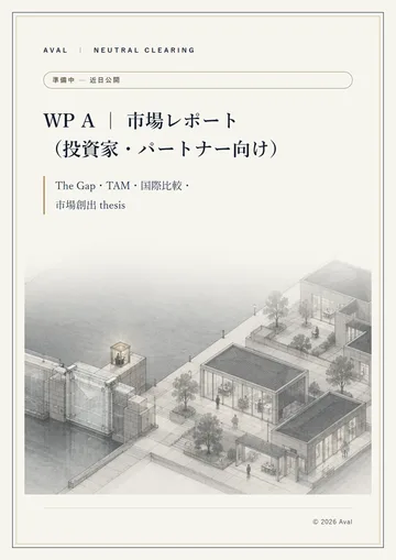 WP A『市場レポート』表紙（準備中）